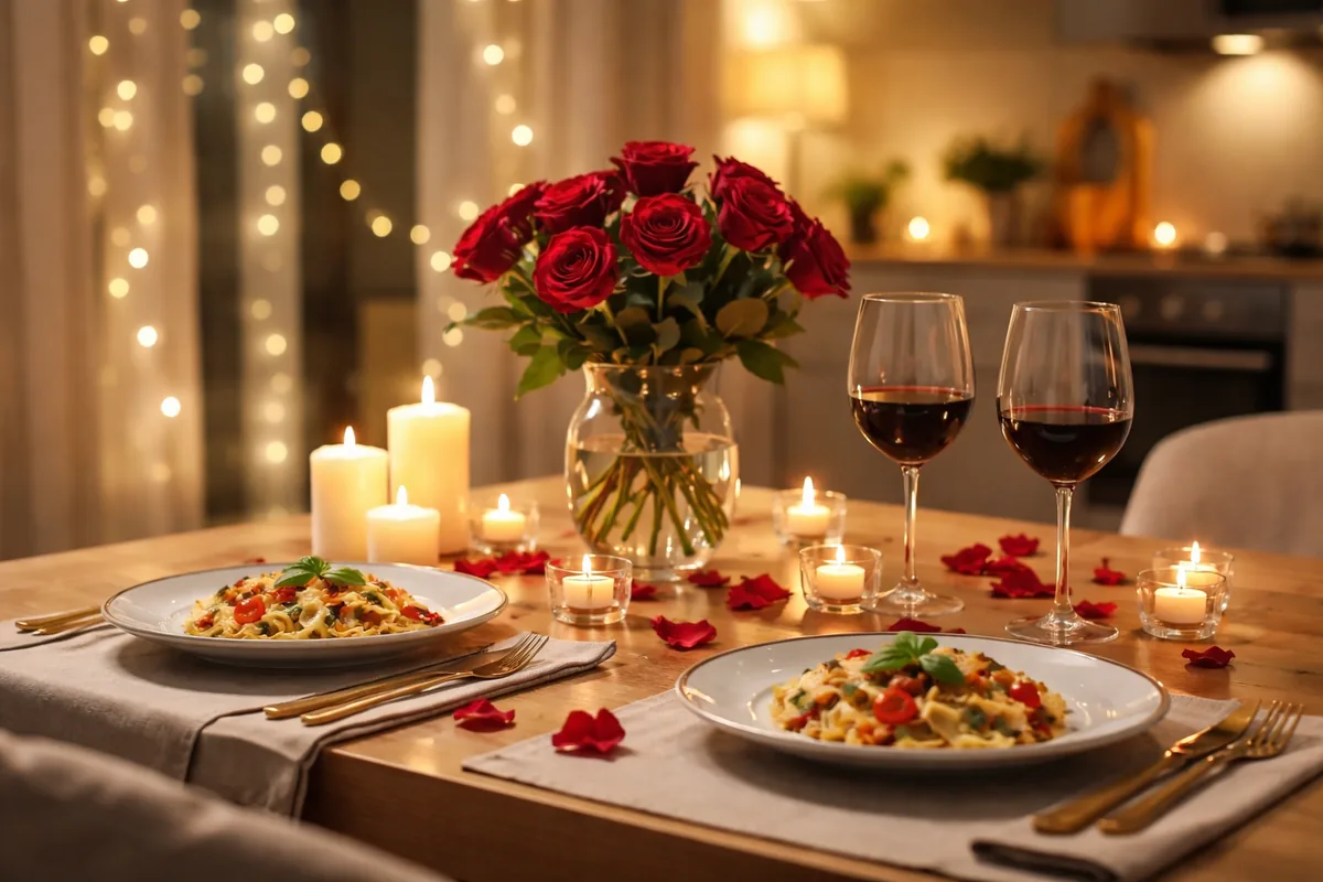 Comment préparer un dîner romantique à la maison pour son partenaire